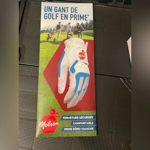 Molson White and Blue Golf Glove